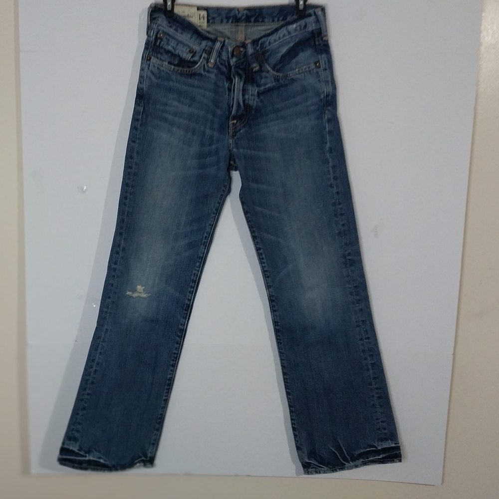 ABERCROMBIE New York Women's Classic Blue Boyfriend Jeans